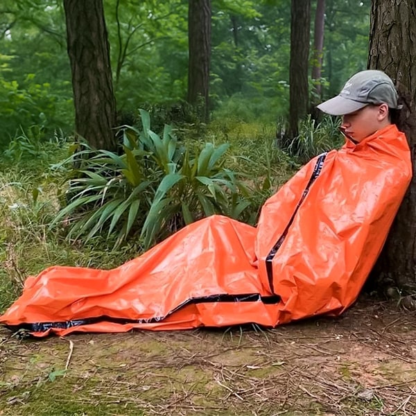 4-Pak Nødsovepose / Bivvy – Sovepose for overlevelse