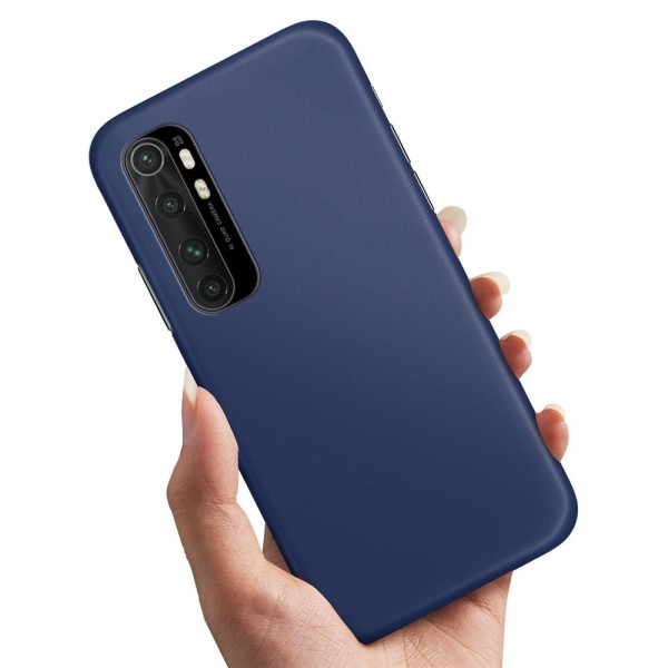 Xiaomi Mi Note 10 Lite - Cover/Mobilcover Mørkblå Dark blue