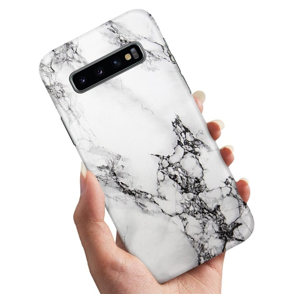 Samsung Galaxy S10 Plus - Deksel/Mobildeksel Marmor Multicolor
