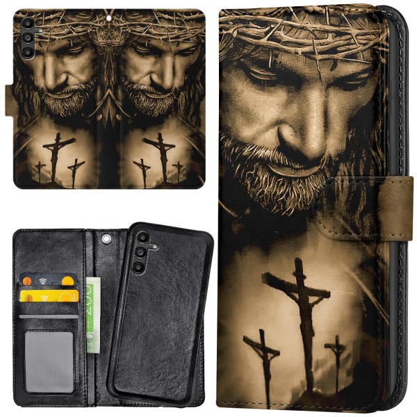 Samsung Galaxy A13 5G/A04s - Mobilcover/Etui Cover Jesus