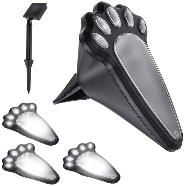 Trädgårdslampa Fotavtryck - Solcell