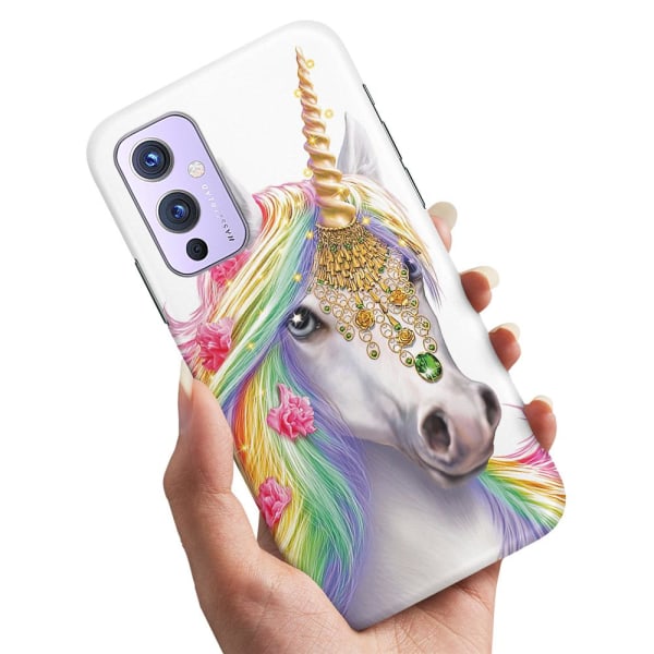 OnePlus 9 - Deksel/Mobildeksel Unicorn/Enhjørning