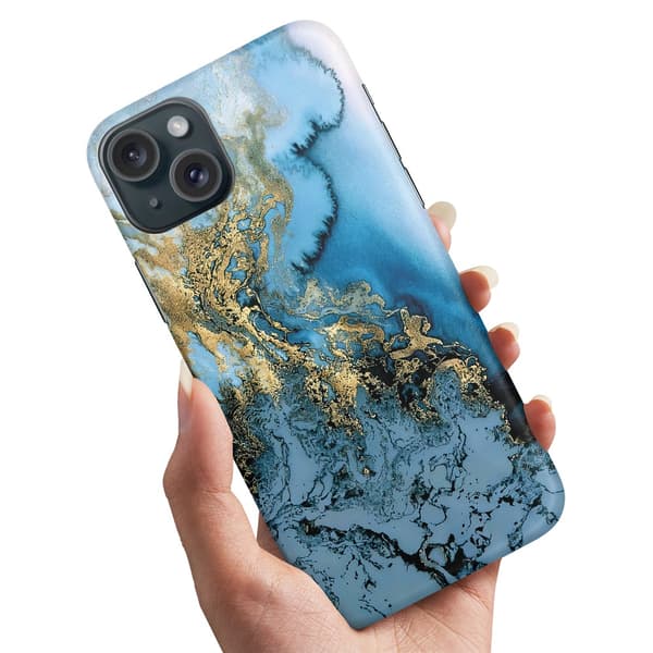 Deksel / Mobildeksel til iPhone 15 - Kunstmønster
