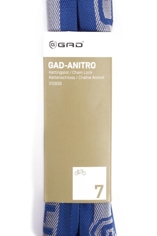 Kättinglås GAD Anitro 8 x 1100 mm blå