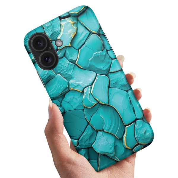 Cover / Mobilcover til iPhone 16 - Stones