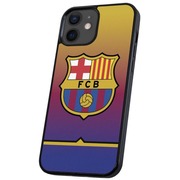 iPhone 12/12 Pro - Cover/Mobilcover FC Barcelona Multicolor