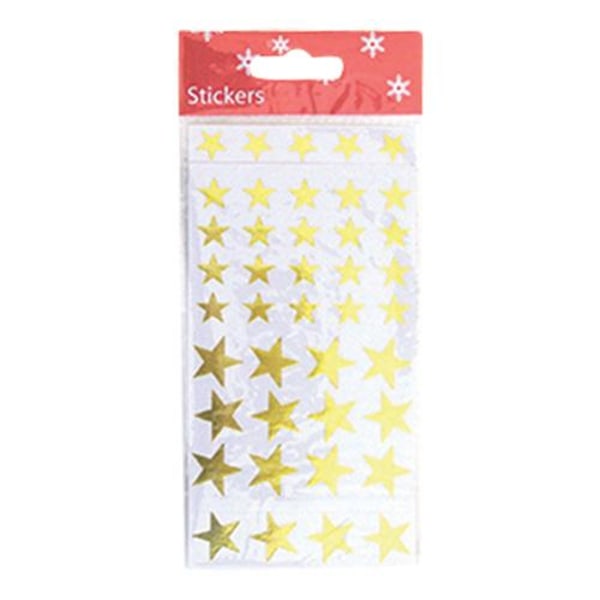 50-Pack - Stickers Stars Gold