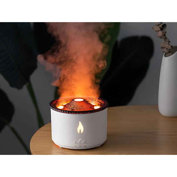 Luftfuktare vulkan - RGB LED aromdiffusor