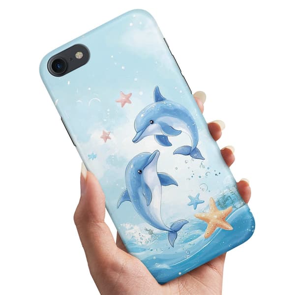 Skal / Mobilskal till iPhone 6 / 6s Plus - Dolphins