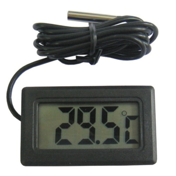 Termometer för Kyl & Frys - LCD Svart