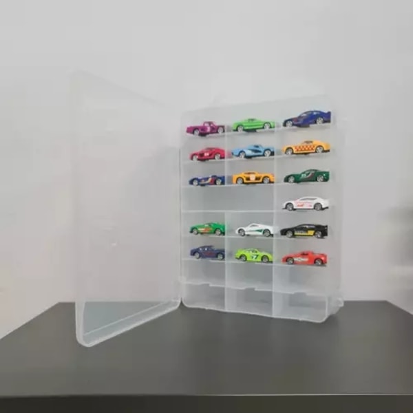Display Case för Modellbilar - Förvaring - 46 fack Transparent