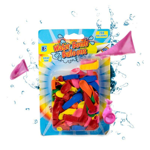 200-Pack - Vattenballonger - Ballonger till Vattenkrig multifärg