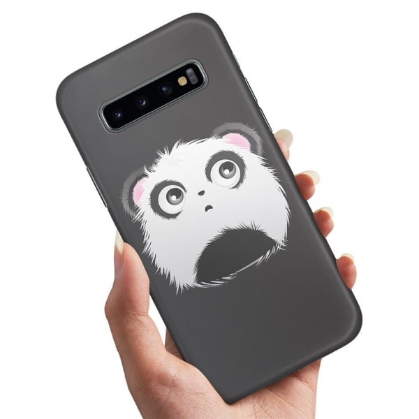 Samsung Galaxy S10 - Skal/Mobilskal Pandahuvud