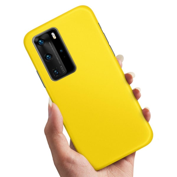 Huawei P40 - Cover/Mobilcover Gul Yellow