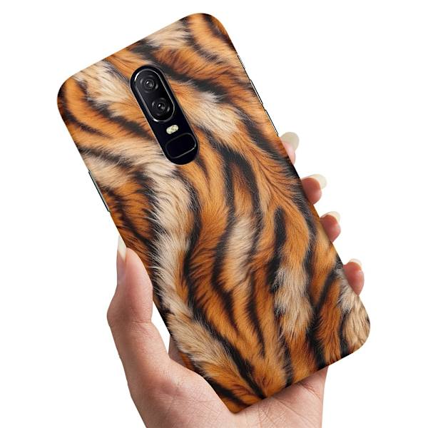 Deksel / Mobildeksel til OnePlus 7 - Tiger