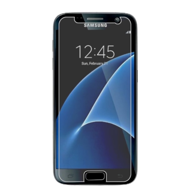 2 kpl Samsung Galaxy S7 - Näytönsuoja Karkaistua Lasia Transparent