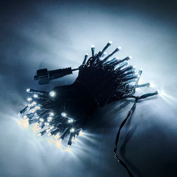 Julgransbelysning LED - 10m Kallvit