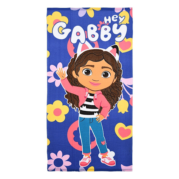 Gabby's Dollhouse badrock, strandhandduk 70x140 cm (Snabbtorkande)