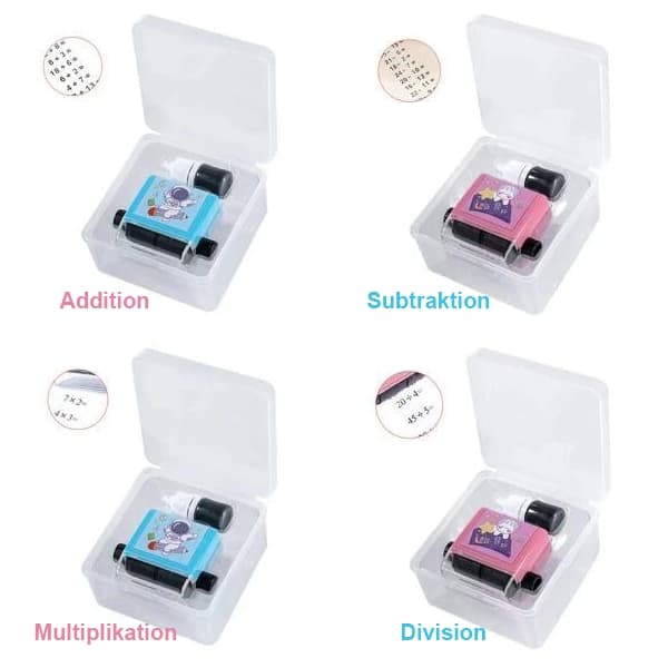 Matematik Stempel - Add/Sub/Mul/Div Multiplikation