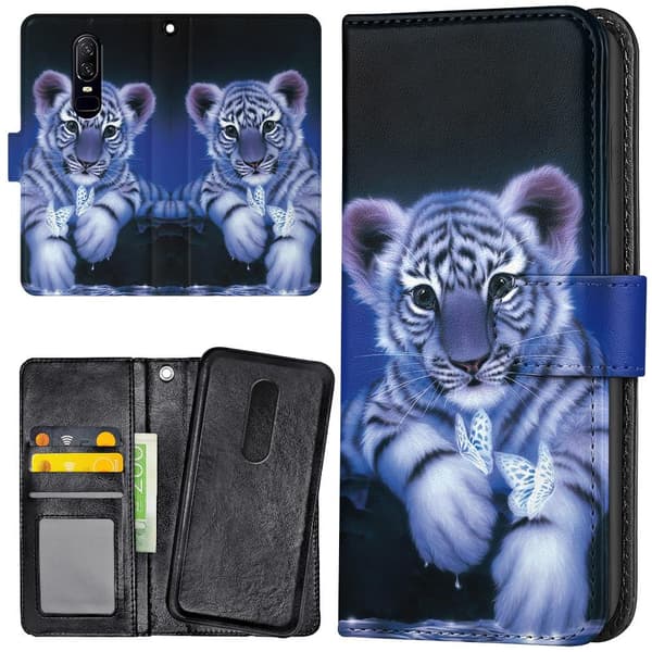 Xiaomi Mi 9T/9T Pro - Plånboksfodral/Skal Tigerunge