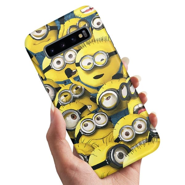 Deksel / Mobildeksel til Samsung Galaxy S10 Plus - Minions