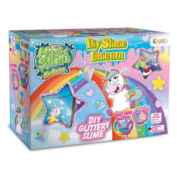 DIY Unicorn Slime - Lav dit eget slim Multicolor