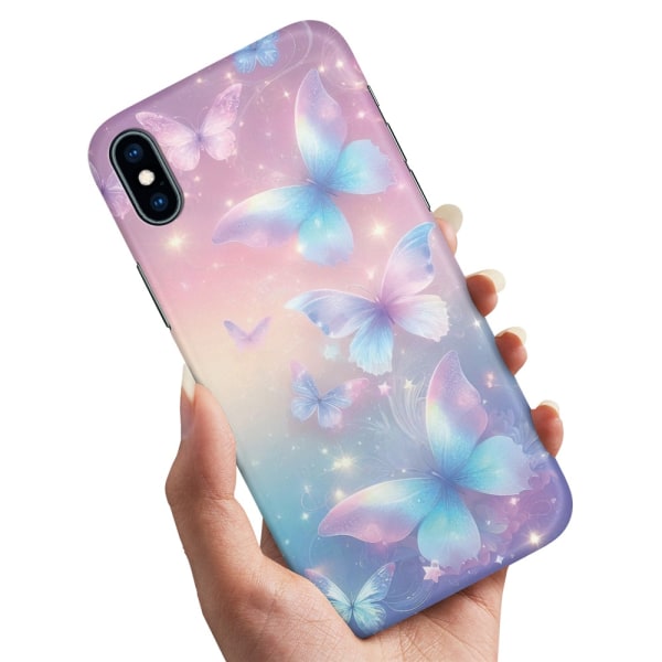 iPhone X/XS - Cover/Mobilcover Butterflies