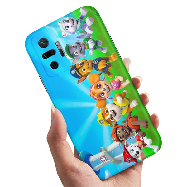Deksel / Mobildeksel til Xiaomi Redmi Note 10 Pro - Paw Patrol