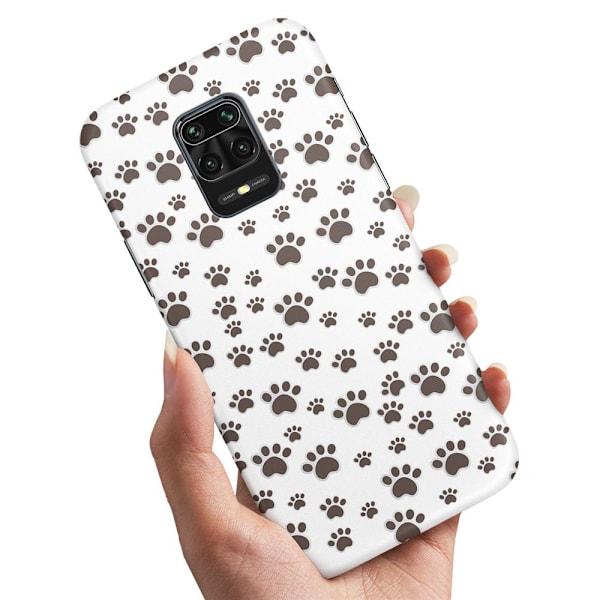 Xiaomi Redmi Note 9 Pro - Skal/Mobilskal Paw Pattern