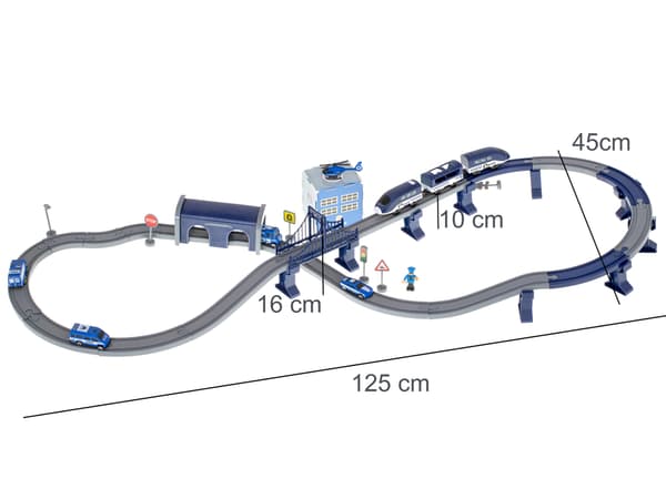 Elektriska polisbilar med 92 element ~300 cm