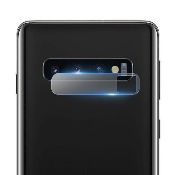 2 kpl Samsung Galaxy S10 - Näytönsuoja Kamera - Karkaistua Lasia Transparent