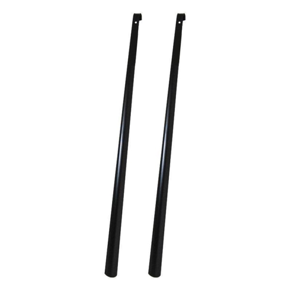 2-Pack - Skohorn i Metall - Extra Lång - 80cm Black 2-Pack