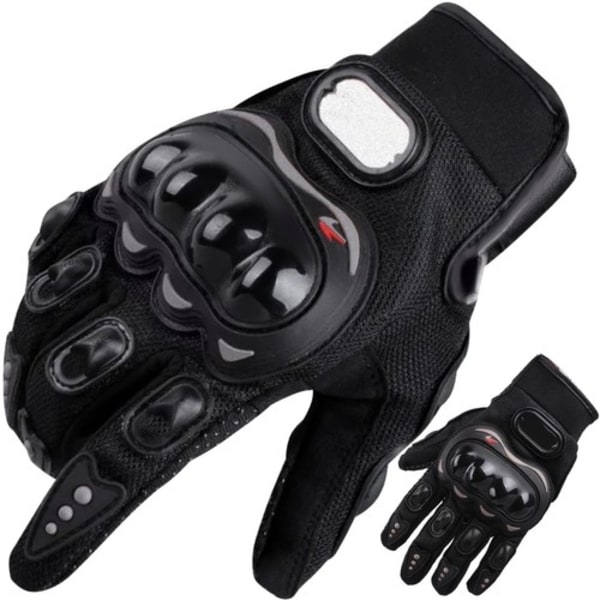 MC-handsker / Motorcykelhandsker - Beskyttende Black XL