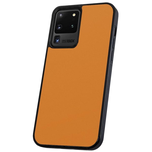 Samsung Galaxy S20 Ultra - Kuoret/Suojakuori Oranssi