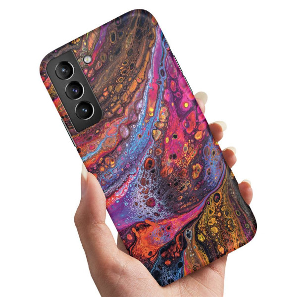 Samsung Galaxy S22 - Cover/Mobilcover Psykedelisk Multicolor