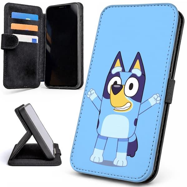 Lommebok Deksel / Mobildeksel til iPhone 17 Pro - Bluey