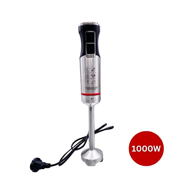 3-i-1 Elvisp, Stavmixer & Hackare - 1000W