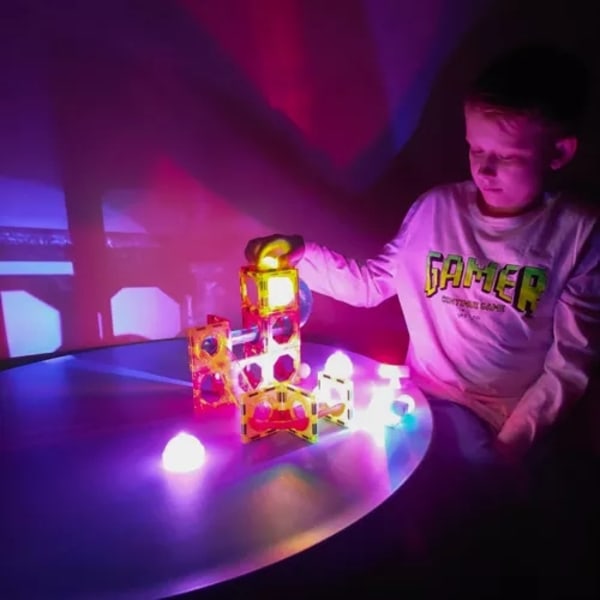 Magnetic Tiles - 75-osainen Magneettiset Rakennuspalikat - Rakennusmagneetit
