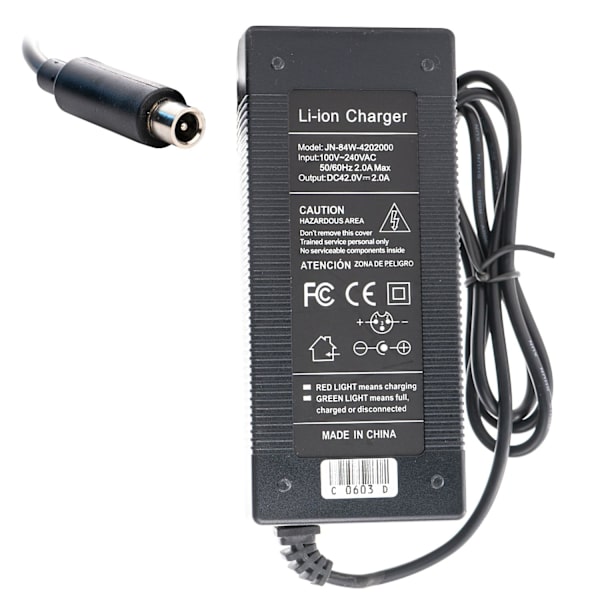Lader for Xiaomi Elektrisk Scooter-42V 2A-M365, Pro 2, Essential Black