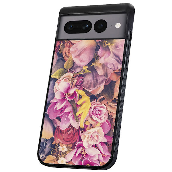 Google Pixel 8 - Deksel/Mobildeksel Roser