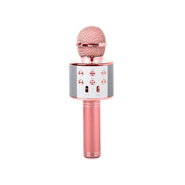 Karaokemikrofon med Højttaler / Karaoke Mikrofon – Bluetooth Pink