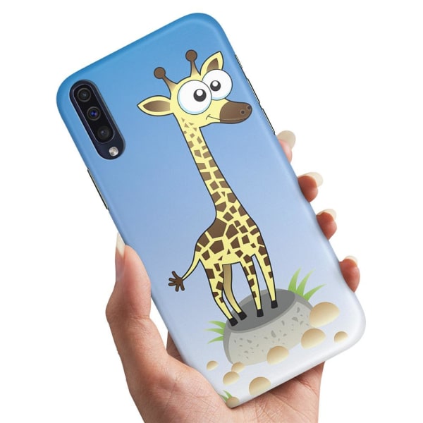 Huawei P30 - Cover/Mobilcover Tegnet Giraf