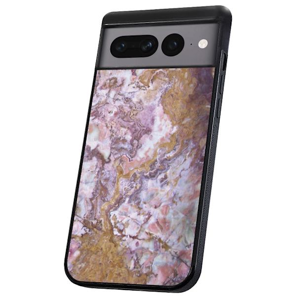 Google Pixel 7 Pro - Deksel/Mobildeksel Marmor