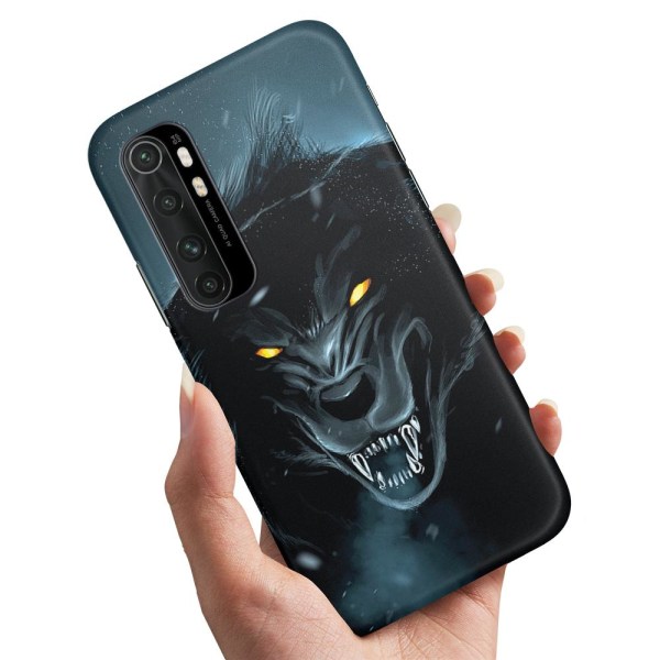 Xiaomi Mi Note 10 Lite - Cover / Mobilcover Black Wolf