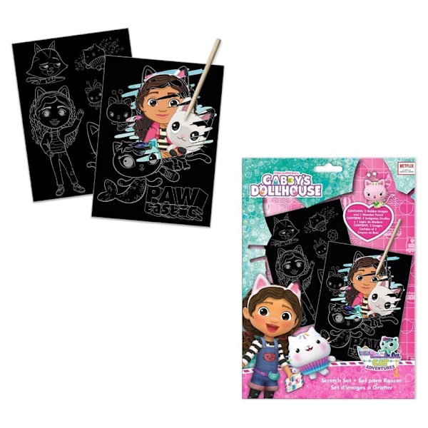 Gabby's Dollhouse Scratch Art-kit - Smoothie Land