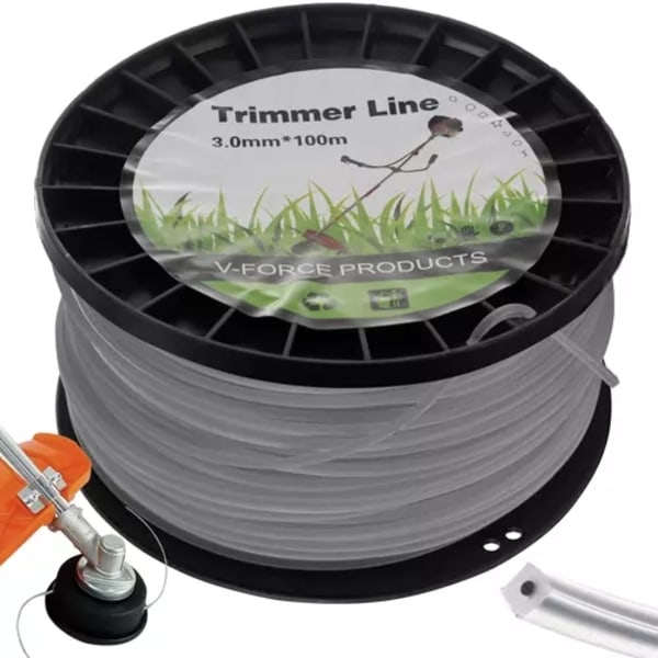 100m Trimmertråd / Trimmerlina - 3mm