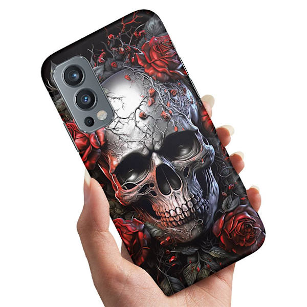 OnePlus Nord 2 5G - Skal/Mobilskal Skull Roses