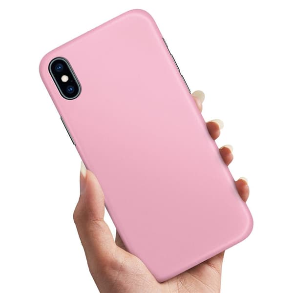 Deksel / Mobildeksel til iPhone XS Max - Lyserosa Light pink