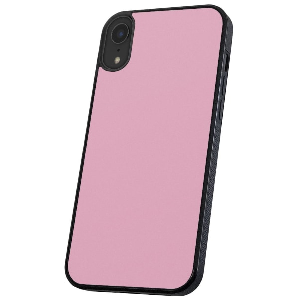 iPhone X/XS - Cover/Mobilcover Lysrosa Light pink