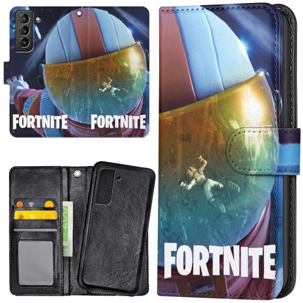 Samsung Galaxy S21 - Lompakkokotelo/Kuoret Fortnite Multicolor
